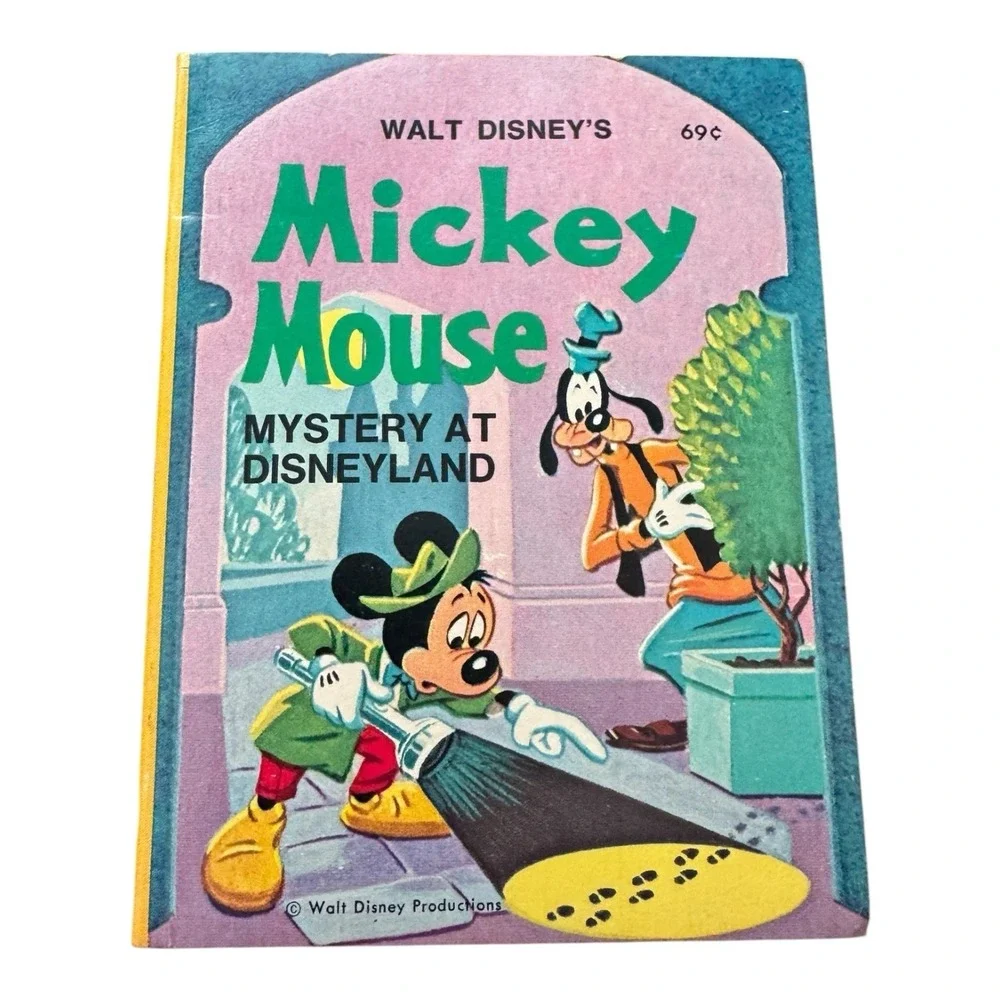 Mickey Mouse Mystery At Disneyland Whitman Little Big Book